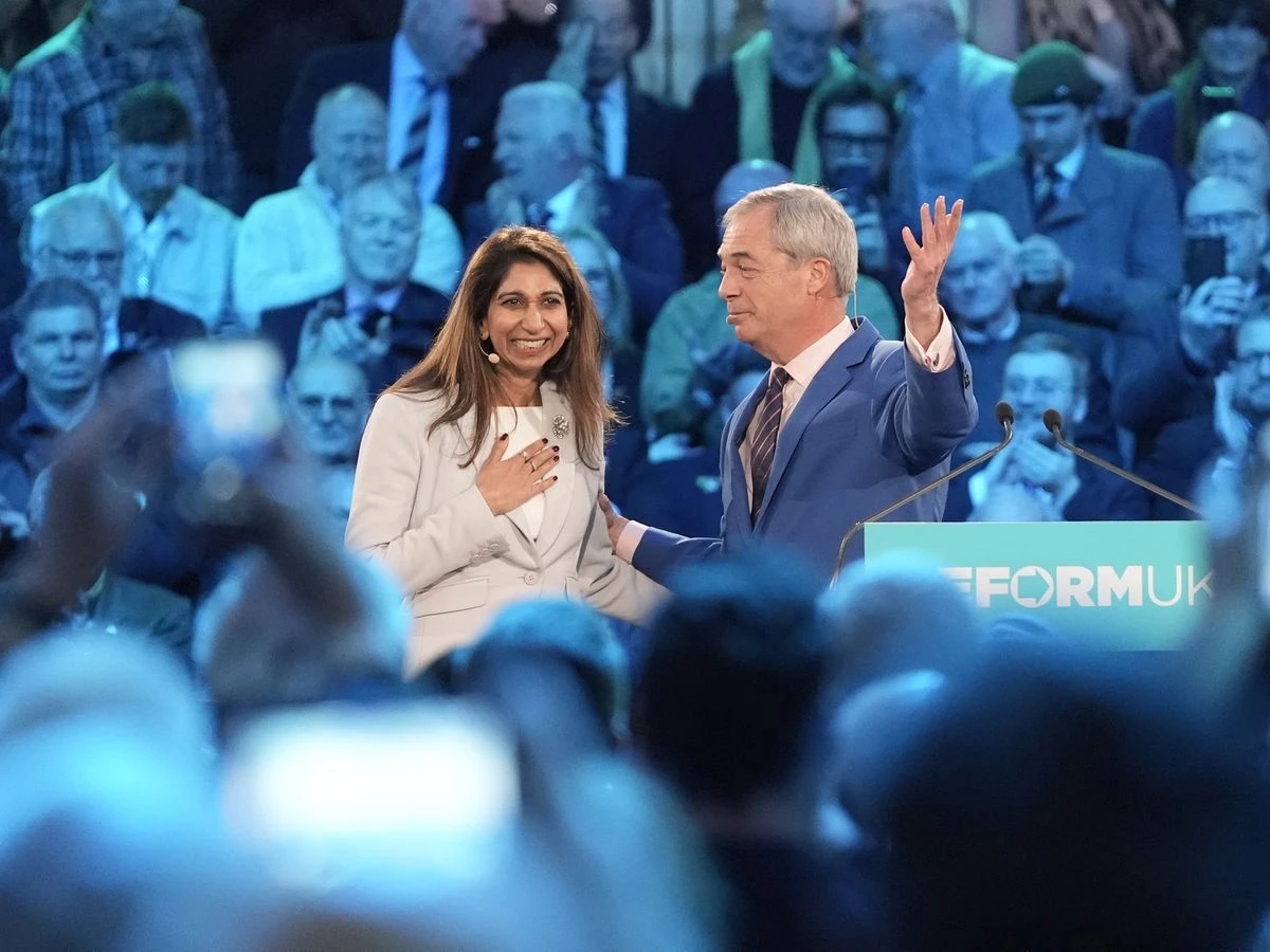 ਨਾਈਜਲ ਫਰੇਜ ਨੇ ਸੋਈਲਾ ਬਰਾਵਰਮੈਨ ਤੇ ਰੌਬਰਟ ਜੇਨਰਿਕ ਨੂੰ ਰਿਫਾਰਮ ਦੀ ਛਾਇਆ ਮੰਤਰੀ ਮੰਡਲੀ ਵਿੱਚ ਸ਼ਾਮਲ ਕੀਤਾ