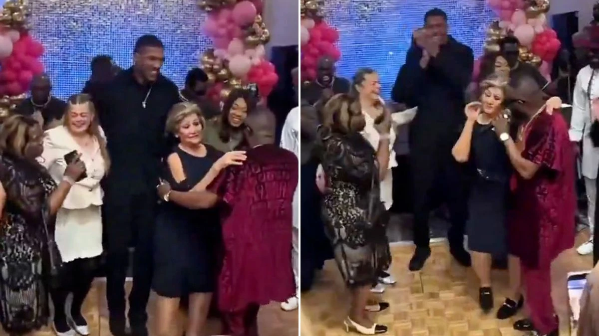 ਐਂਥਨੀ ਜੋਸ਼ੁਆ ਨੇ ਗੱਡੀ ਹਾਦਸੇ ਵਿਚ ਮਰੇ ਦੋ ਦੋਸਤਾਂ ਦੀਆਂ ਮਾਵਾਂ ਨਾਲ ਨੱਚ ਕੇ ਕੀਤਾ ਸਮਰਪਣ