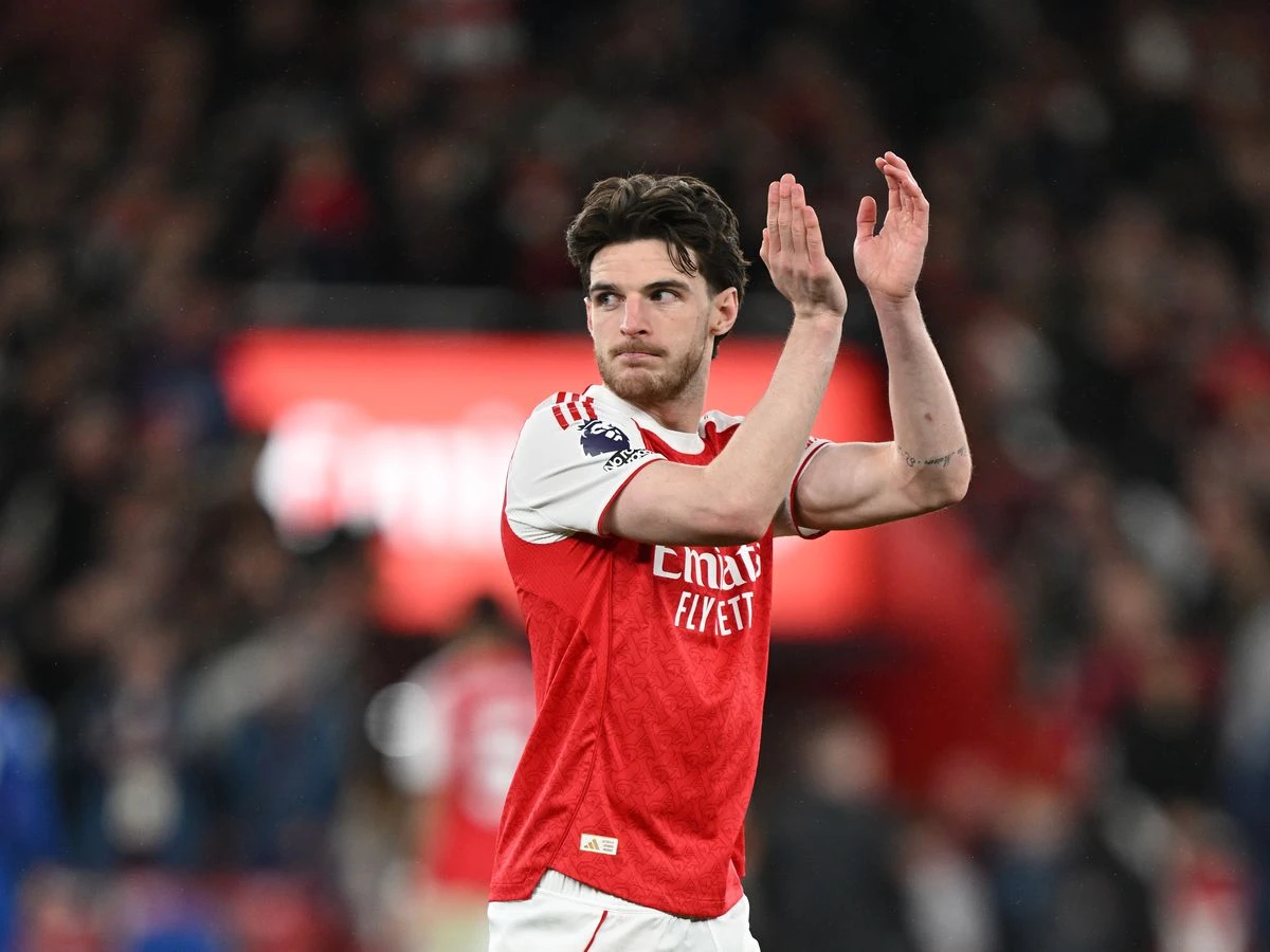 ਆਰਸੇਨਲ ਦੇ ਦਕਲੈਨ ਰਾਈਸ ਨੇ ਸੱਟ ਤੋਂ ਬਾਅਦ ਦਿੱਤੀ ਚਿੰਤਾਮੁਕਤ ਖ਼ਬਰ