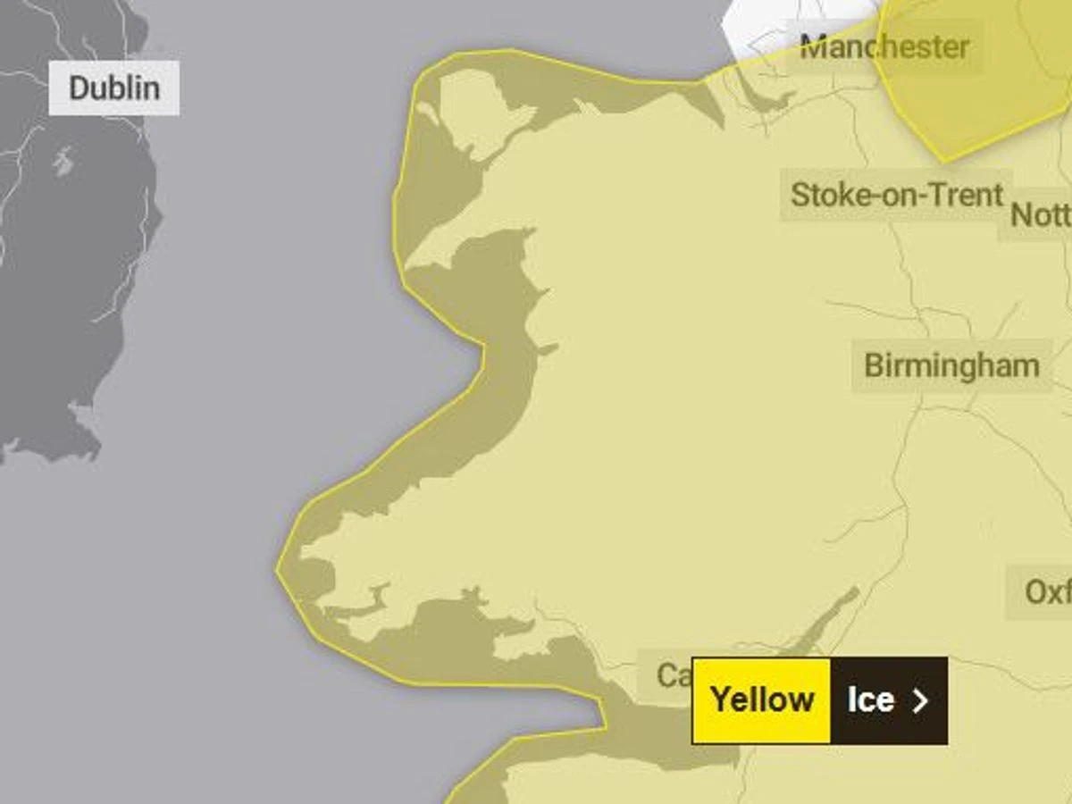 ਵੇਲਸ ਵਿਚ 17 ਘੰਟਿਆਂ ਲਈ ਕੁਹਿਰ ਅਤੇ ਬਰਫ਼ ਦੀ ਚਿਤਾਵਨੀ